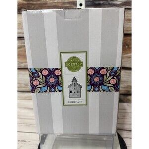 Scentsy Warmer Little Church White Retired w/ Original Box  New 9.5”